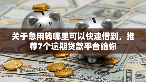 关于急用钱哪里可以快速借到,推荐7个逾期贷款平台给你 关于急用钱哪里可以快速借到,推荐7个逾期贷款平台给你