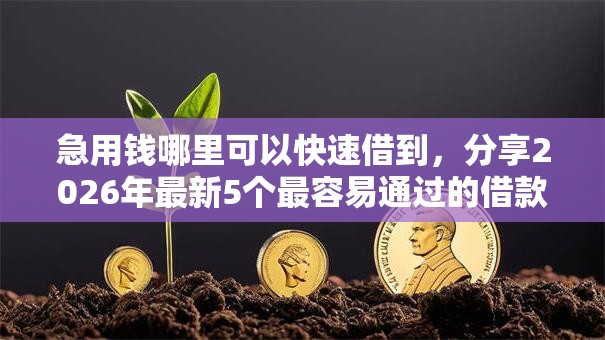 急用钱哪里可以快速借到,分享2026年最新5个最容易通过的借款平台 急用钱哪里可以快速借到,分享2026年最新5个最容易通过的借款平台