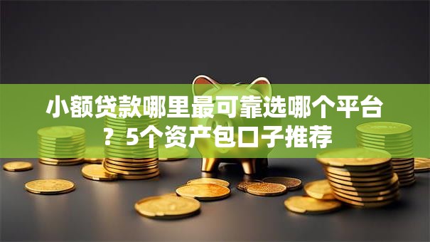 小额贷款哪里最可靠选哪个平台?5个资产包口子推荐 小额贷款哪里最可靠选哪个平台?5个资产包口子推荐