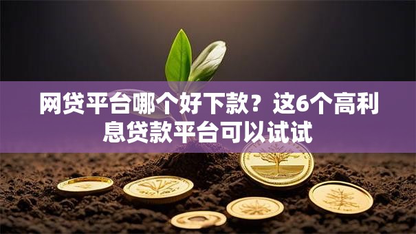 网贷平台哪个好下款？这6个高利息贷款平台可以试试