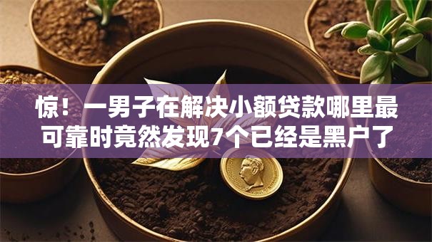 惊!一男子在解决小额贷款哪里最可靠时竟然发现7个已经是黑户了还能借到钱的软件,事后分享了出来 惊!一男子在解决小额贷款哪里最可靠时竟然发现7个已经是黑户了还能借到钱的软件,事后分享了出来