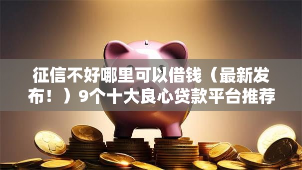 征信不好哪里可以借钱(最新发布!)9个十大良心贷款平台推荐 征信不好哪里可以借钱(最新发布!)9个十大良心贷款平台推荐