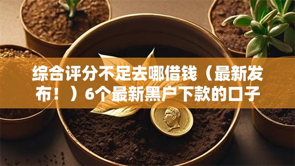 综合评分不足去哪借钱（最新发布！）6个最新黑户下款的口子