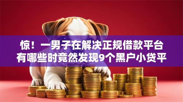 惊!一男子在解决正规借款平台有哪些时竟然发现9个黑户小贷平台好借款,事后分享了出来 惊!一男子在解决正规借款平台有哪些时竟然发现9个黑户小贷平台好借款,事后分享了出来