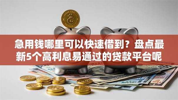 急用钱哪里可以快速借到?盘点最新5个高利息易通过的贷款平台呢 急用钱哪里可以快速借到?盘点最新5个高利息易通过的贷款平台呢