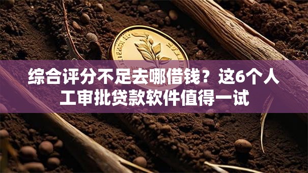 综合评分不足去哪借钱？这6个人工审批贷款软件值得一试