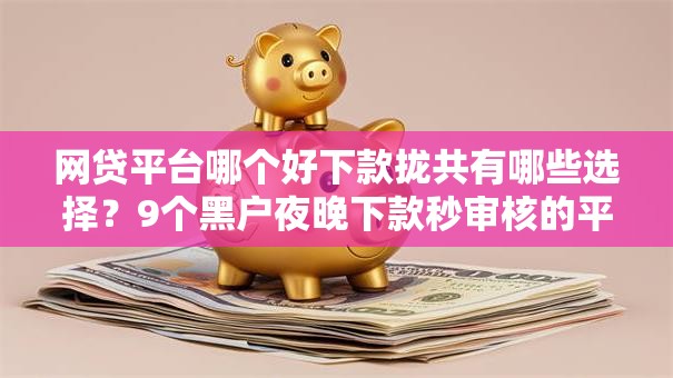 网贷平台哪个好下款拢共有哪些选择?9个黑户夜晚下款秒审核的平台详解 网贷平台哪个好下款拢共有哪些选择?9个黑户夜晚下款秒审核的平台详解