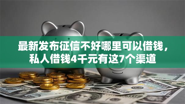 最新发布征信不好哪里可以借钱,私人借钱4千元有这7个渠道 最新发布征信不好哪里可以借钱,私人借钱4千元有这7个渠道