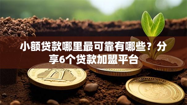 小额贷款哪里最可靠有哪些?分享6个贷款加盟平台 小额贷款哪里最可靠有哪些?分享6个贷款加盟平台
