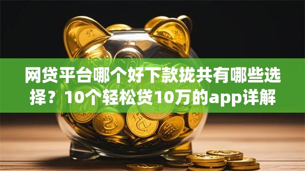 网贷平台哪个好下款拢共有哪些选择?10个轻松贷10万的app详解 网贷平台哪个好下款拢共有哪些选择?10个轻松贷10万的app详解
