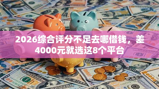 2026综合评分不足去哪借钱,差4000元就选这8个平台 2026综合评分不足去哪借钱,差4000元就选这8个平台
