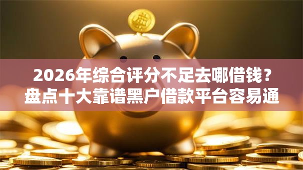 2026年综合评分不足去哪借钱?盘点十大靠谱黑户借款平台容易通过审核 2026年综合评分不足去哪借钱?盘点十大靠谱黑户借款平台容易通过审核