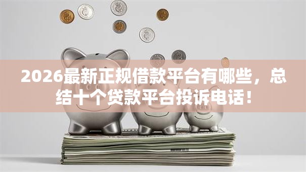 2026最新正规借款平台有哪些,总结十个贷款平台投诉电话! 2026最新正规借款平台有哪些,总结十个贷款平台投诉电话!