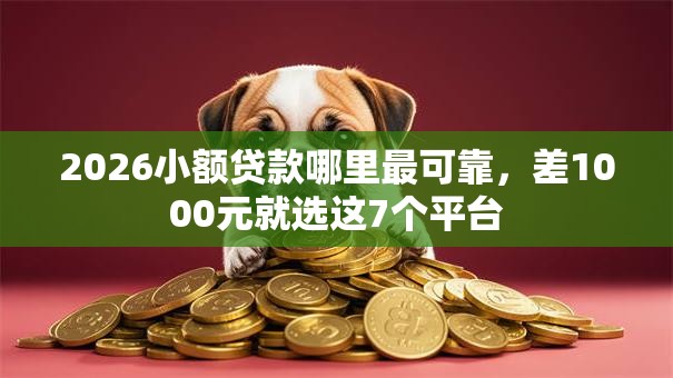 2026小额贷款哪里最可靠,差1000元就选这7个平台 2026小额贷款哪里最可靠,差1000元就选这7个平台